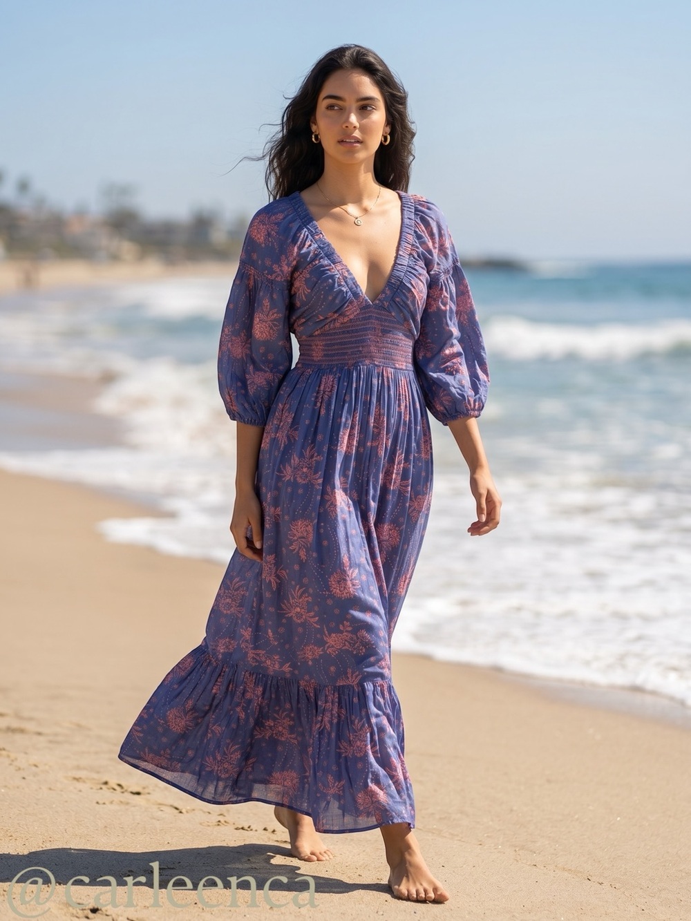 Free People Golden Hour‎ Maxi Dress Size XS (0-2) – Purple/Pink Floral Print 🌸✨
